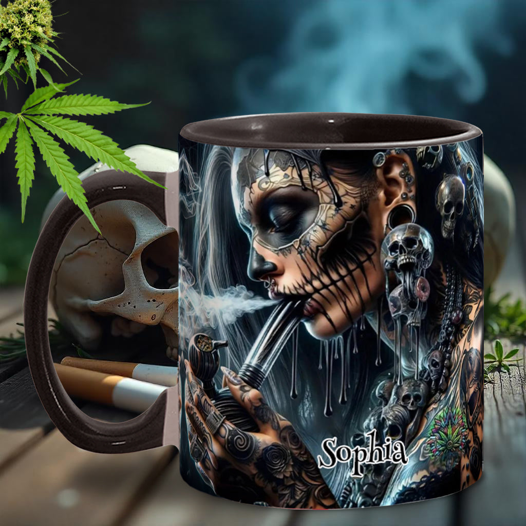 Psychedelic Queen - Personalized Weed Accent Mug