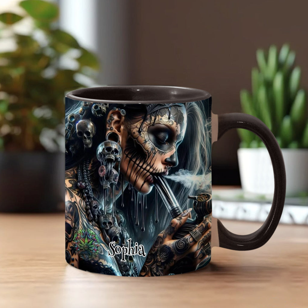 Psychedelic Queen - Personalized Weed Accent Mug