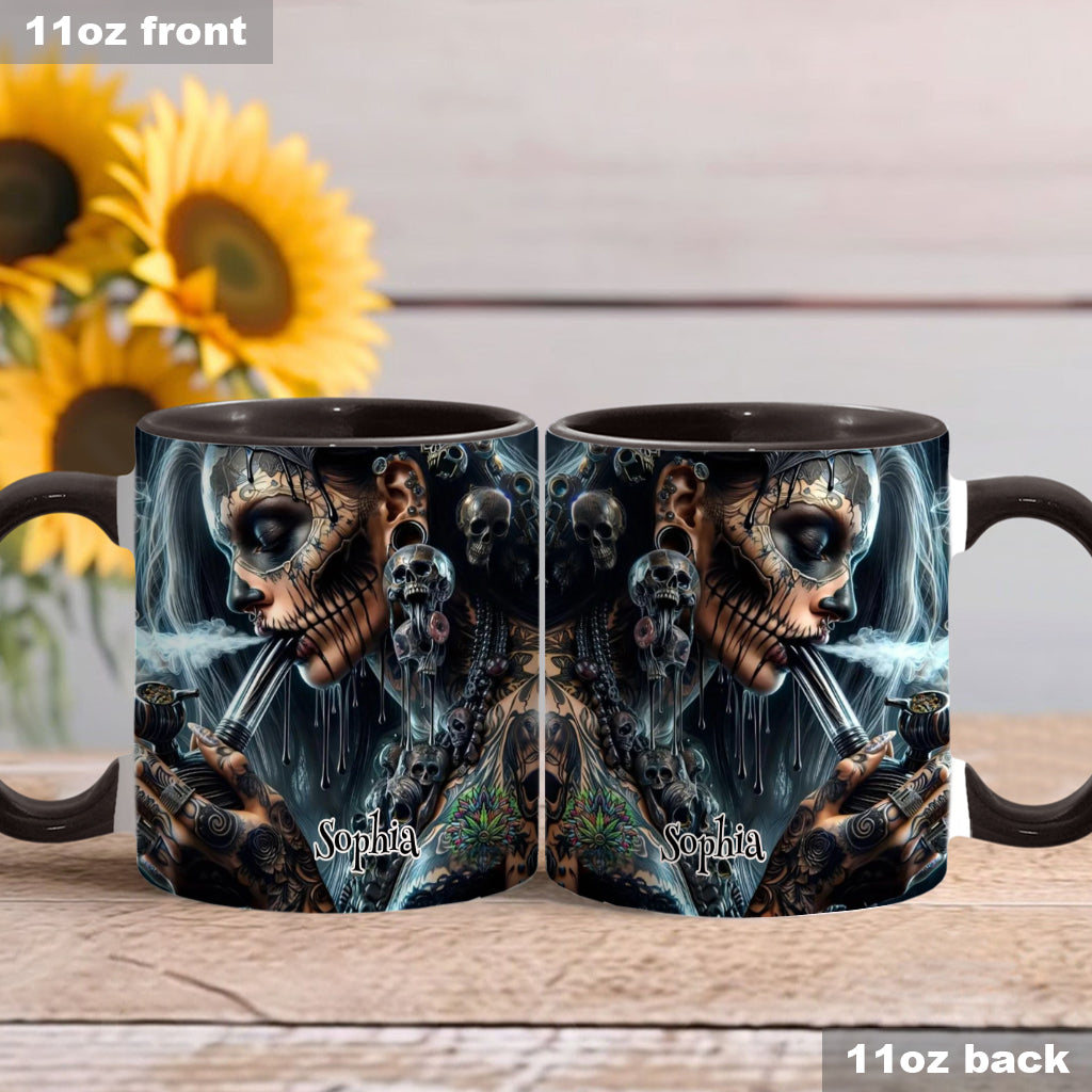 Psychedelic Queen - Personalized Weed Accent Mug