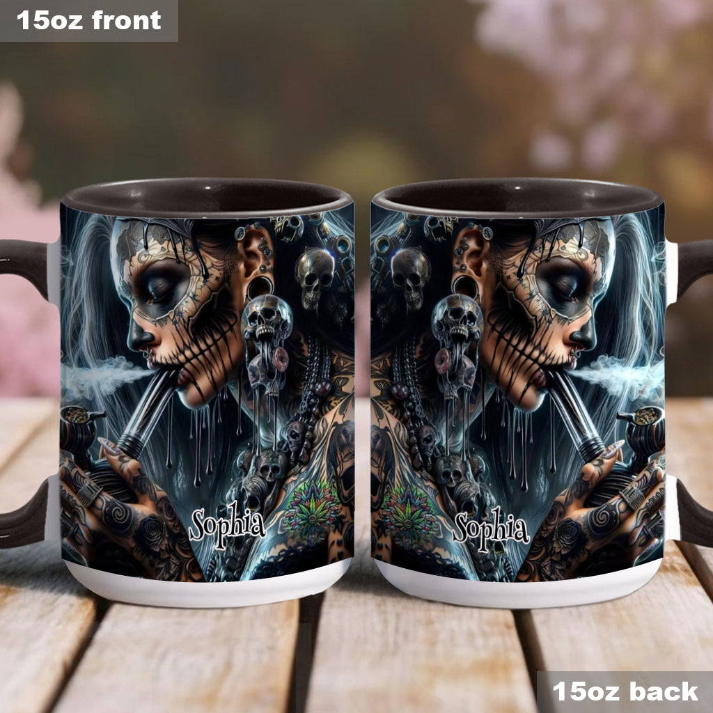 Psychedelic Queen - Personalized Weed Accent Mug