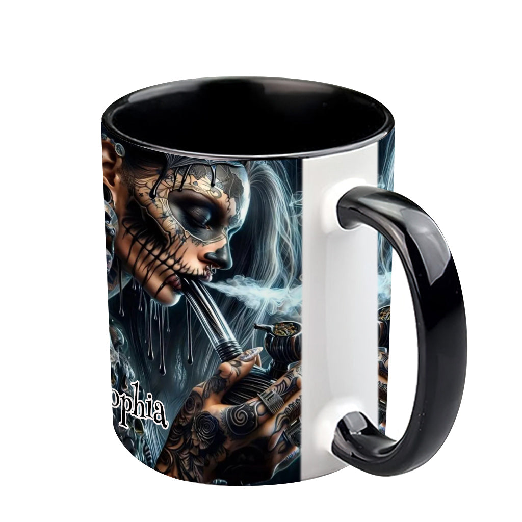 Psychedelic Queen - Personalized Weed Accent Mug