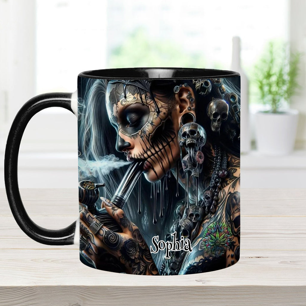 Psychedelic Queen - Personalized Weed Accent Mug
