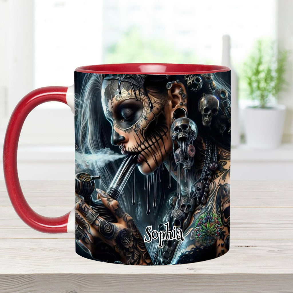 Psychedelic Queen - Personalized Weed Accent Mug