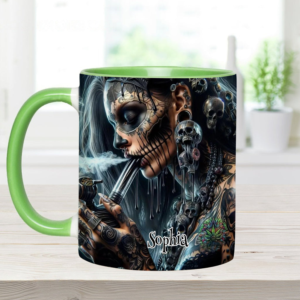 Psychedelic Queen - Personalized Weed Accent Mug
