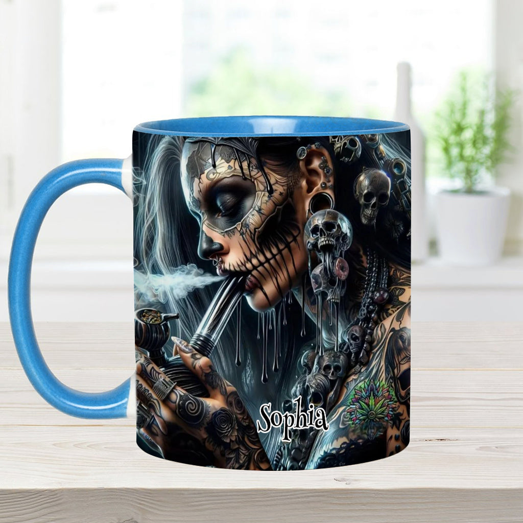 Psychedelic Queen - Personalized Weed Accent Mug