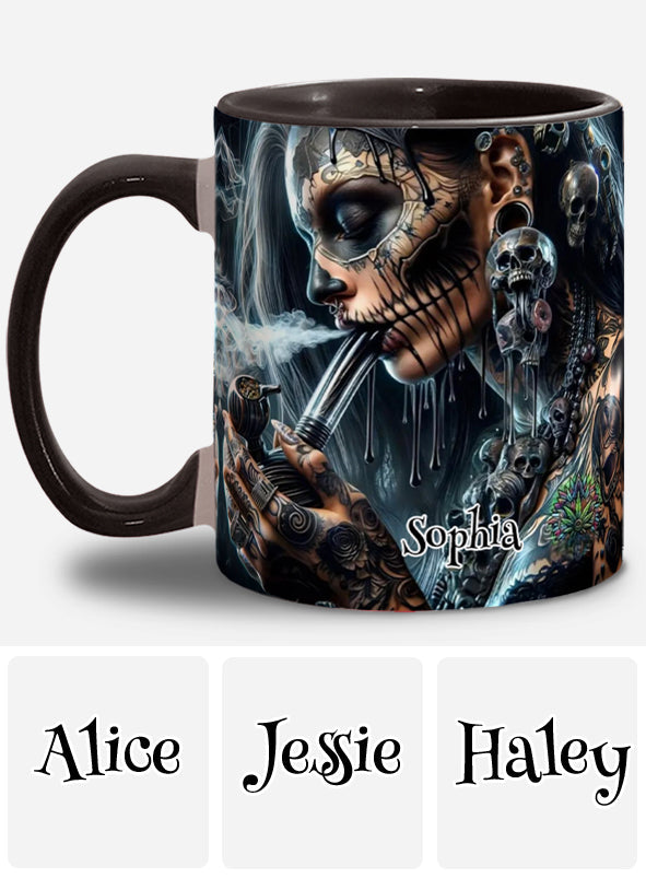 Psychedelic Queen - Personalized Weed Accent Mug