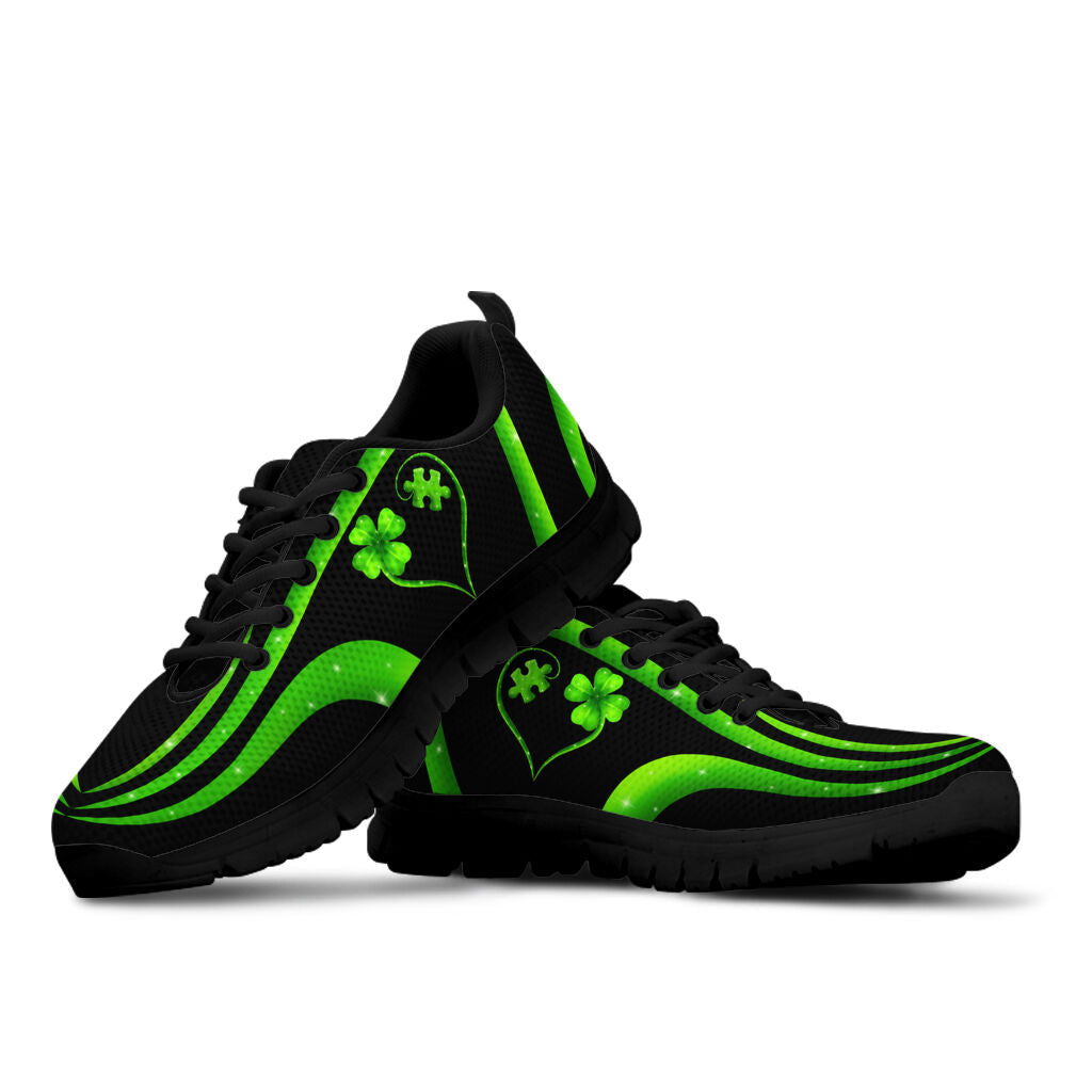 Clover Puzzle Autism Awareness Sneakers 0622