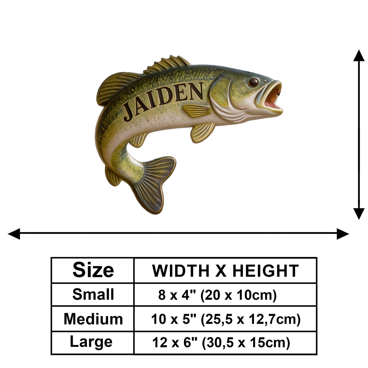 Custom Any Photo - Personalized Fishing Wooden Wall Mount Sign
