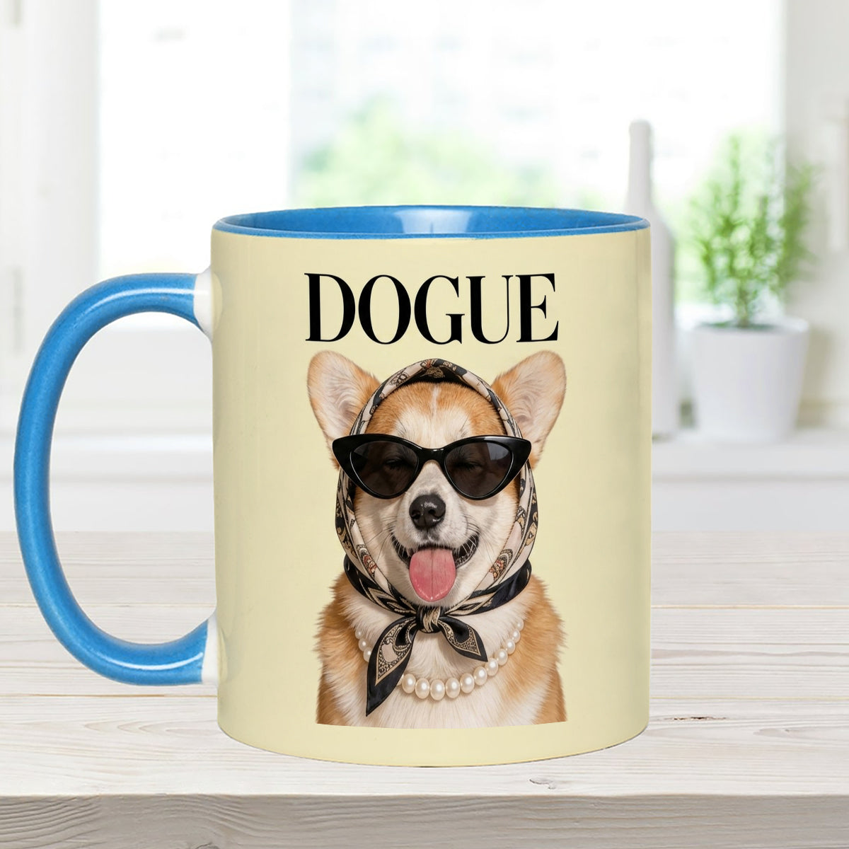 Funny Dog Lovers Gift - Personalized Dog Set Accent Mug with Acrylic Stirrers