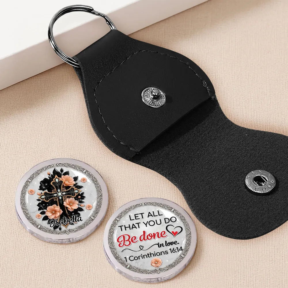 Pocket Hug Keepsake with Let All That You Do Be Done in Love Quote - Thoughtful Personalized Gift for Someone Special