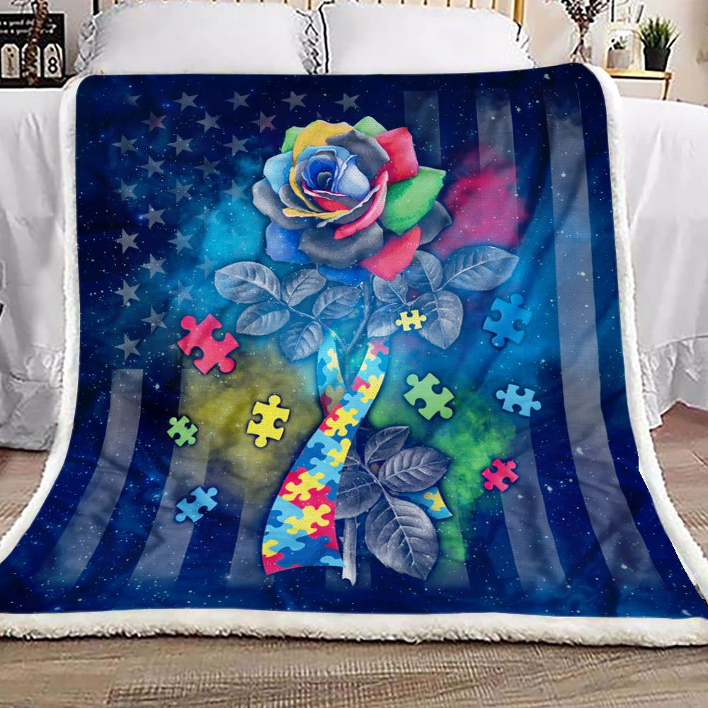 It Is Ok To Be Different - Autism Awareness Blanket 0921