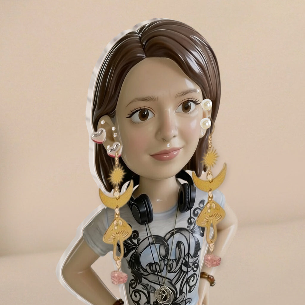 Aesthetic Earring Hanger - Personalized Self Love Jewelry Holder