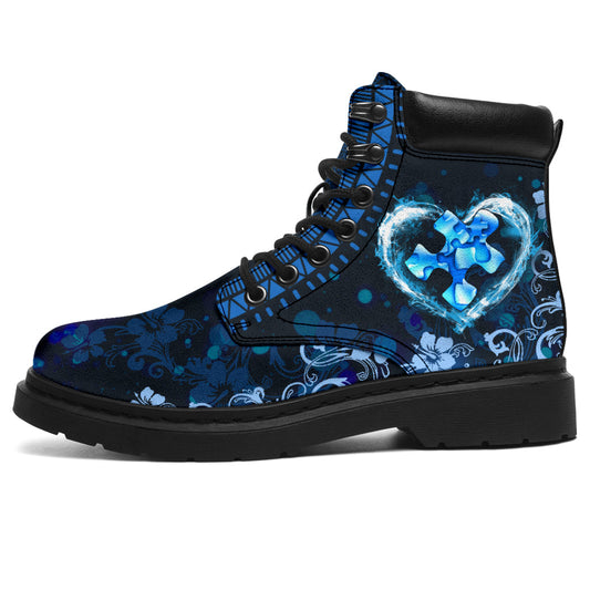 Love Someone With Autism Autism Awareness All Season Boots 0622