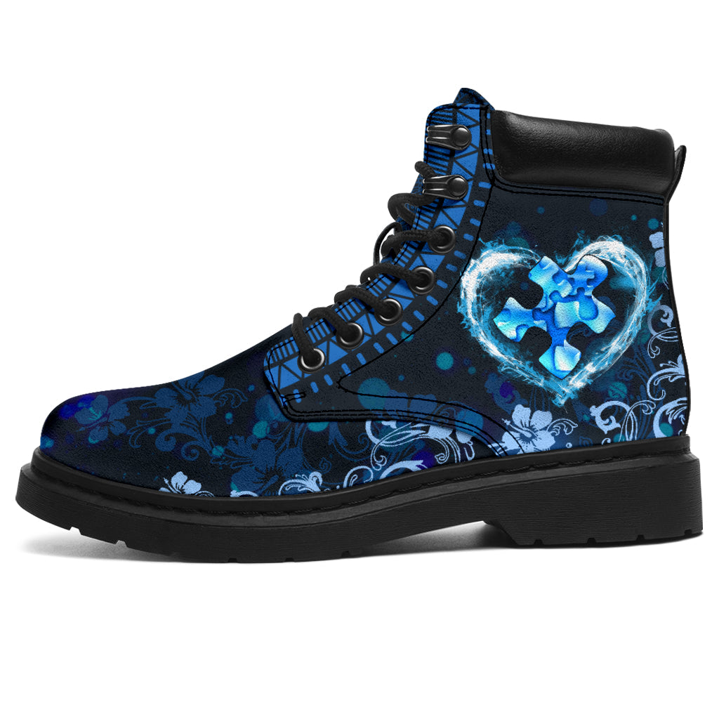 Love Someone With Autism Autism Awareness All Season Boots 0622