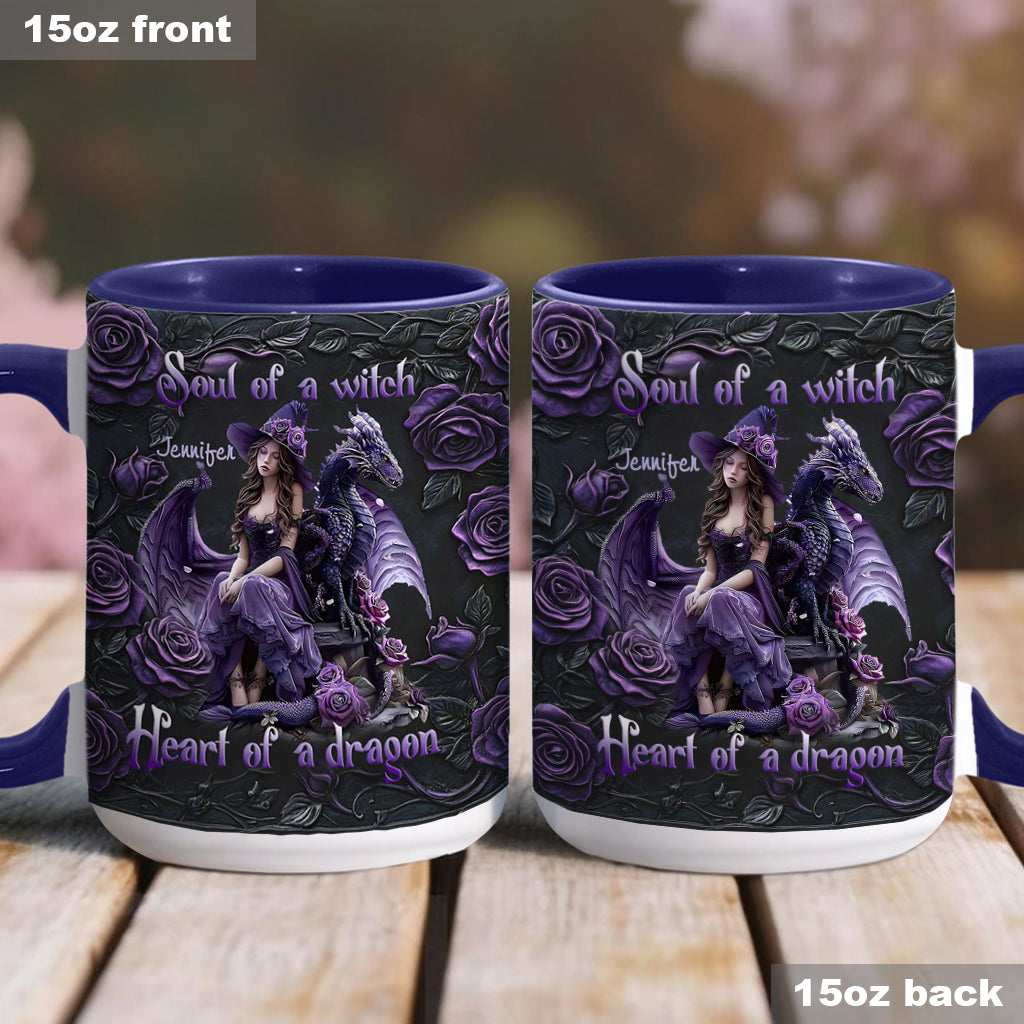 Soul Of A Witch - Personalized Witch Accent Mug