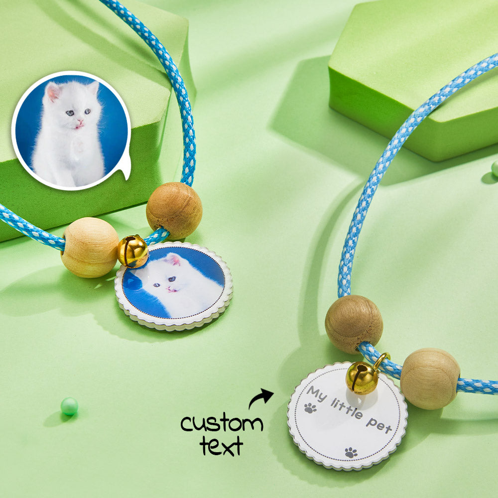Any Photo - Personalized Dog Photo Engraved Pet Collar