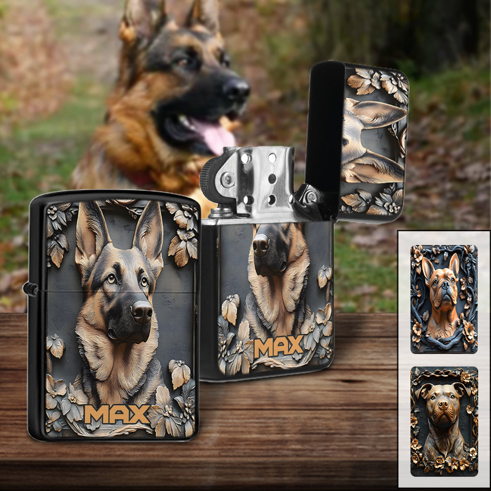 Strong German Shepherd - Personalized Dog Lighter