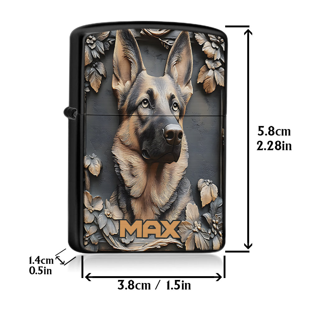 Strong German Shepherd - Personalized Dog Lighter