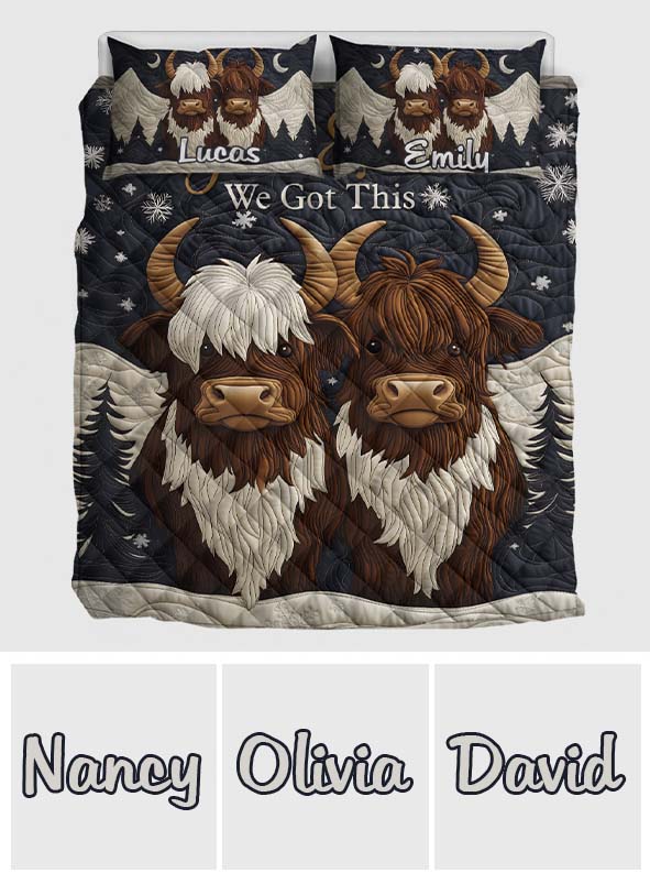 You And Me We Got This - Personalized Quilt Set