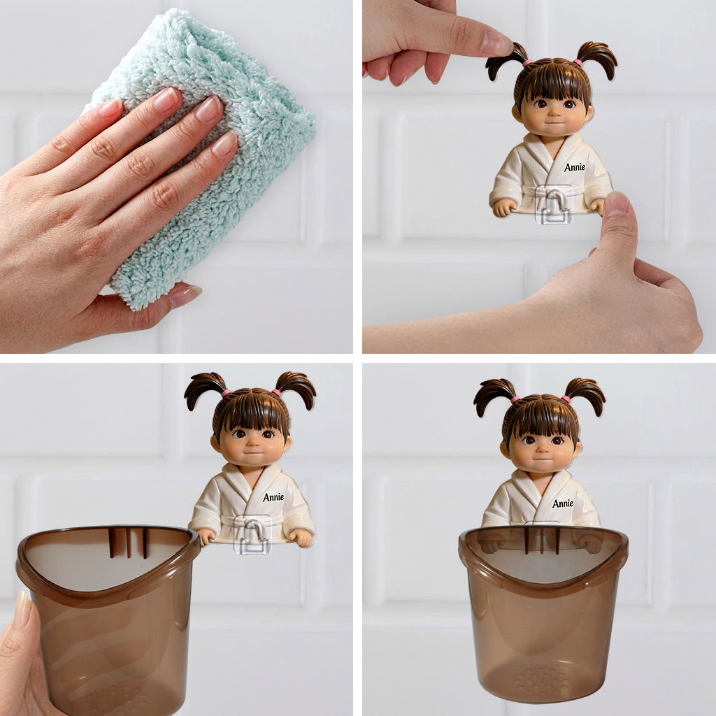 Brush Buddy - Personalized Kid Toothbrush Brush Holder