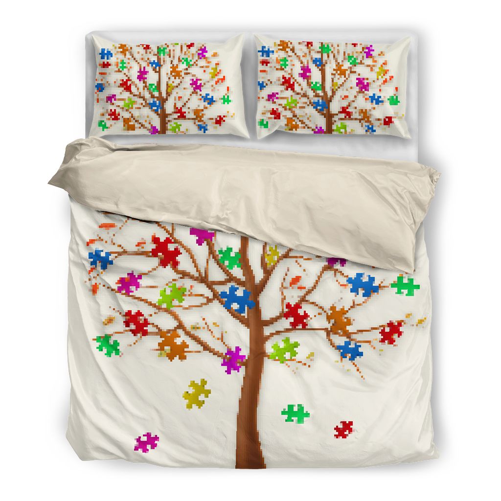 Grow Kindness Autism Awareness Bedding Set 0622