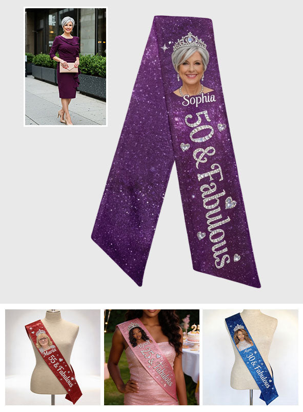 Birthday Girl/Boy Sash - Personalized Birthday Decorative Sash/ Ribbon