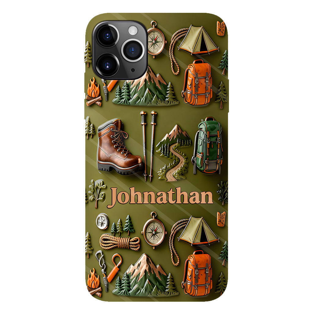Hiking Makes Me Happy - Personalized Hiking Full Print Phone Case