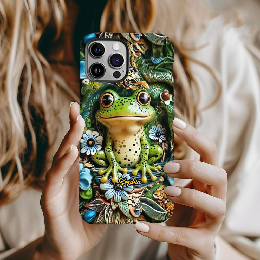 Love Frogs - Personalized Frog Full Print Phone Case