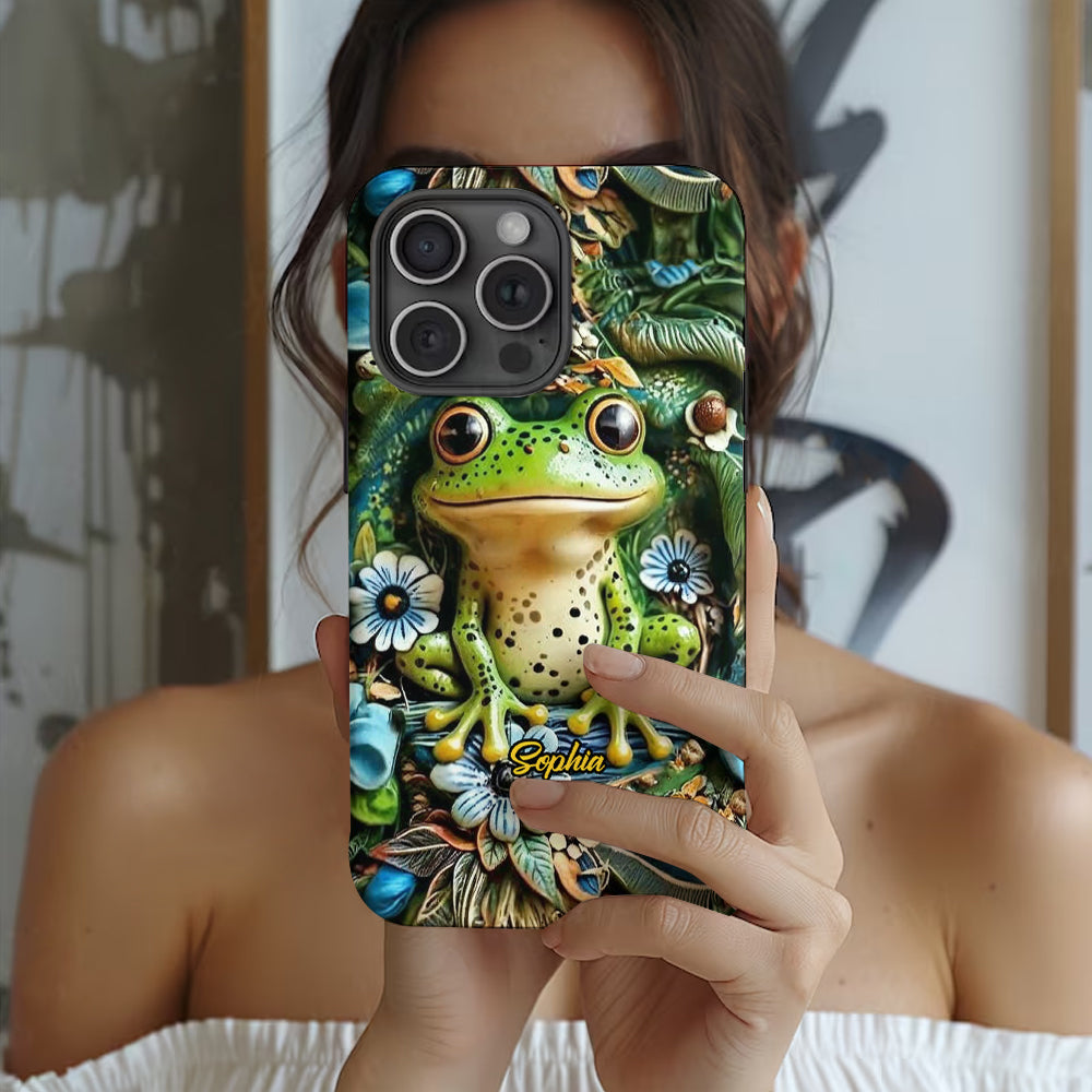 Love Frogs - Personalized Frog Full Print Phone Case