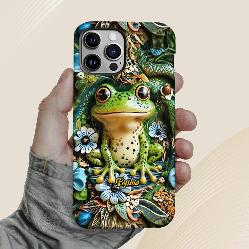 Love Frogs - Personalized Frog Full Print Phone Case
