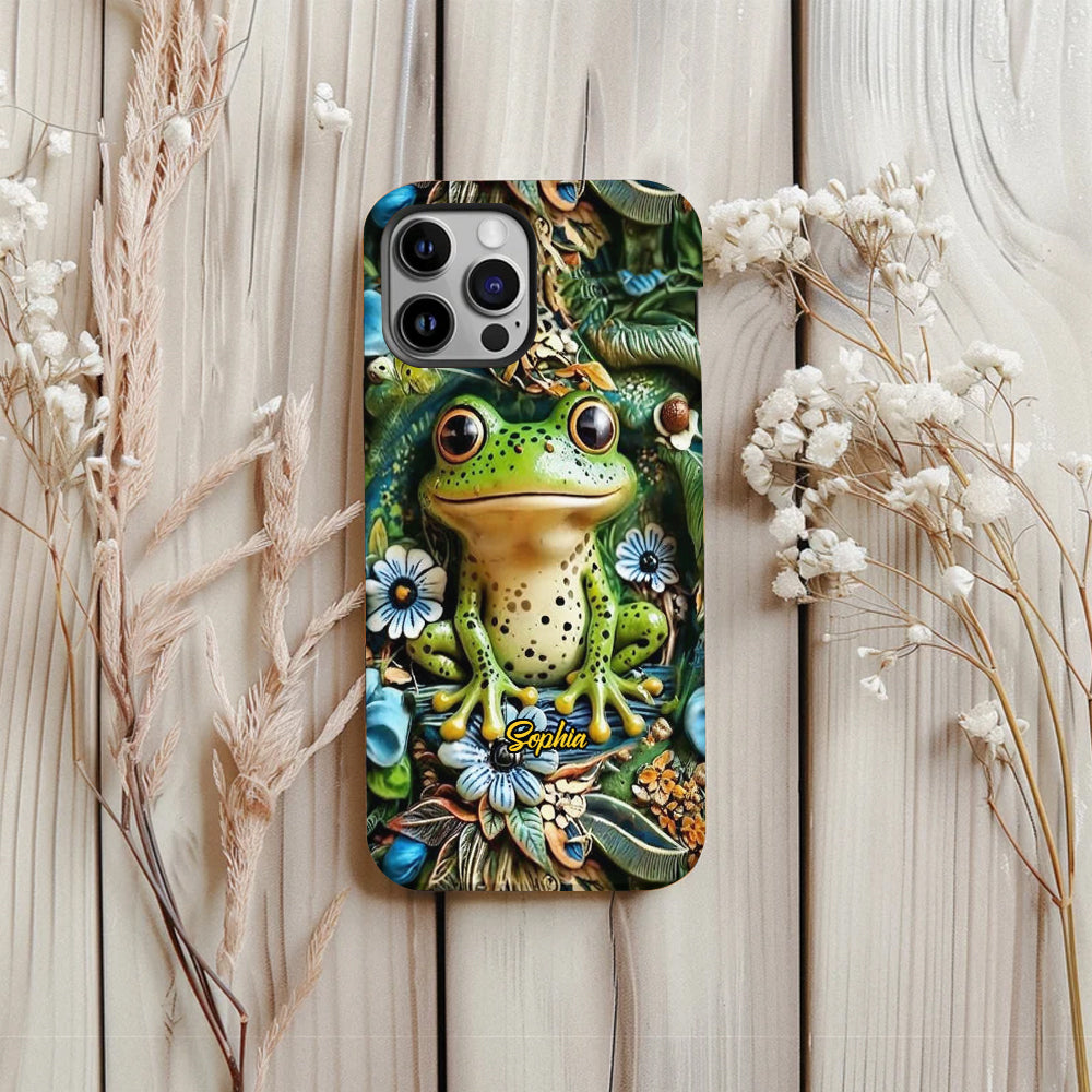 Love Frogs - Personalized Frog Full Print Phone Case