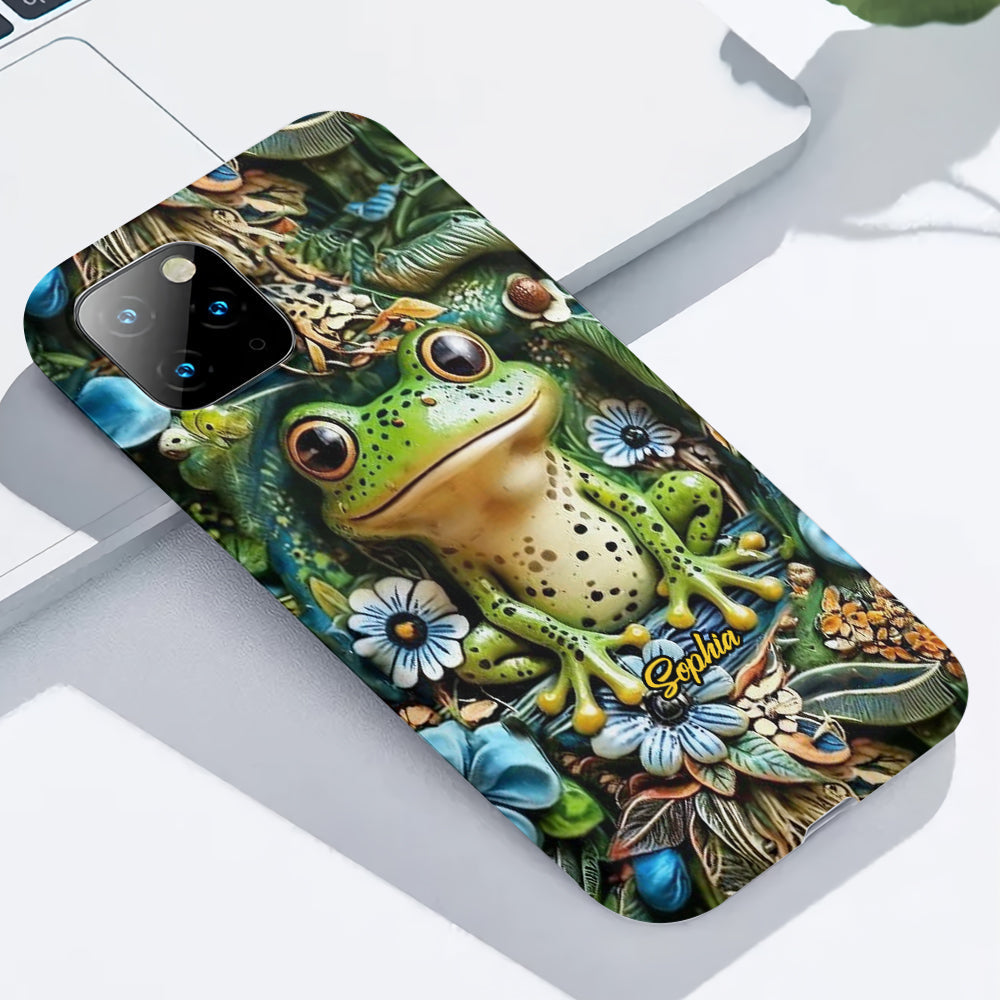 Love Frogs - Personalized Frog Full Print Phone Case