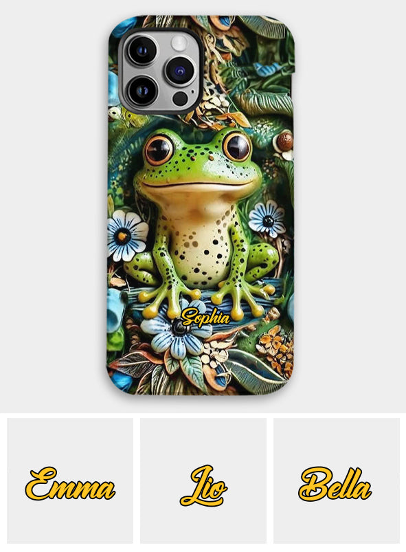 Love Frogs - Personalized Frog Full Print Phone Case