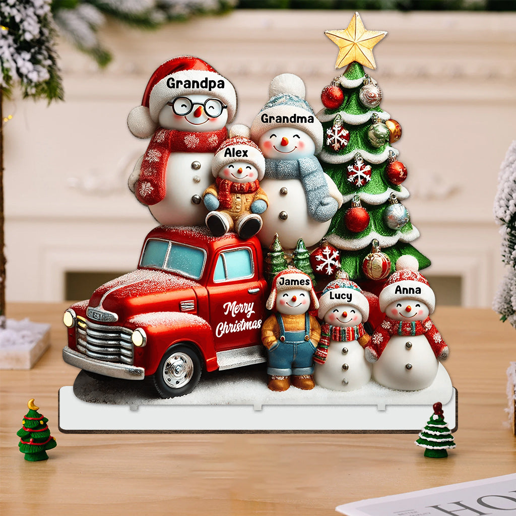 Nana & Papa's Cuties - Personalized Grandma 1 Layered Big Freestanding
