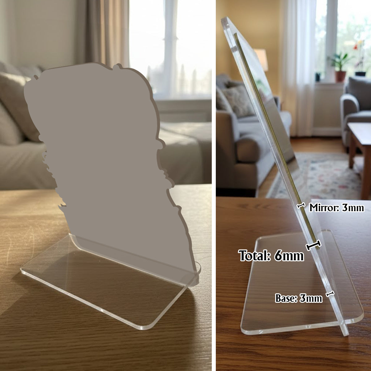 Be A Mermaid - Personalized Mermaid Desk Mirror