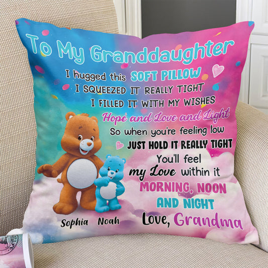 To My Granddaughter - Personalized granddaughter Throw Pillow