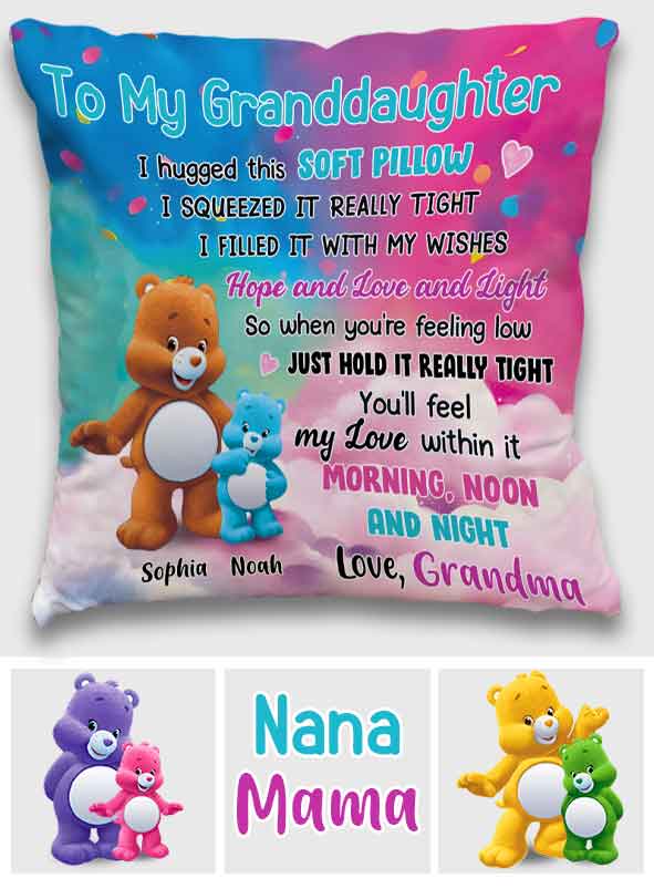 To My Granddaughter - Personalized granddaughter Throw Pillow