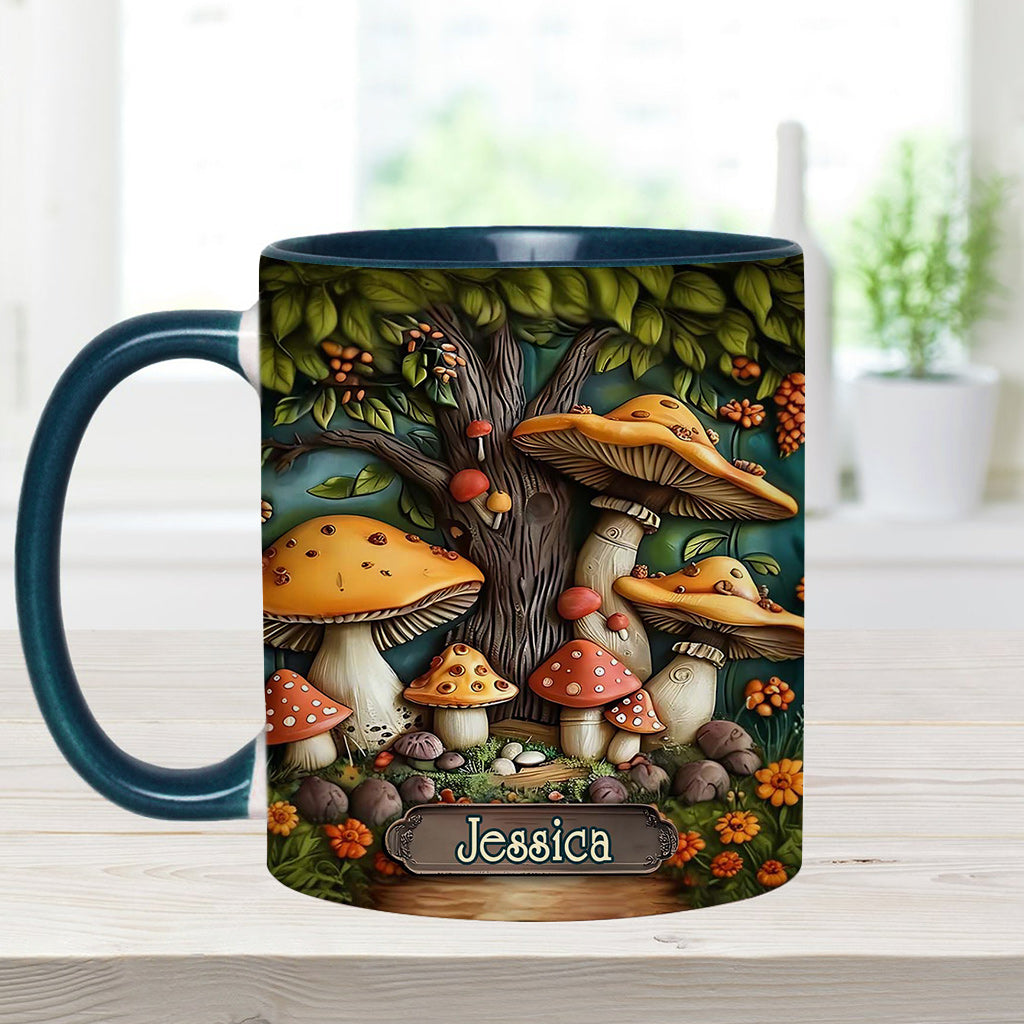 Mushroom Garden - Personalized Mushroom Accent Mug