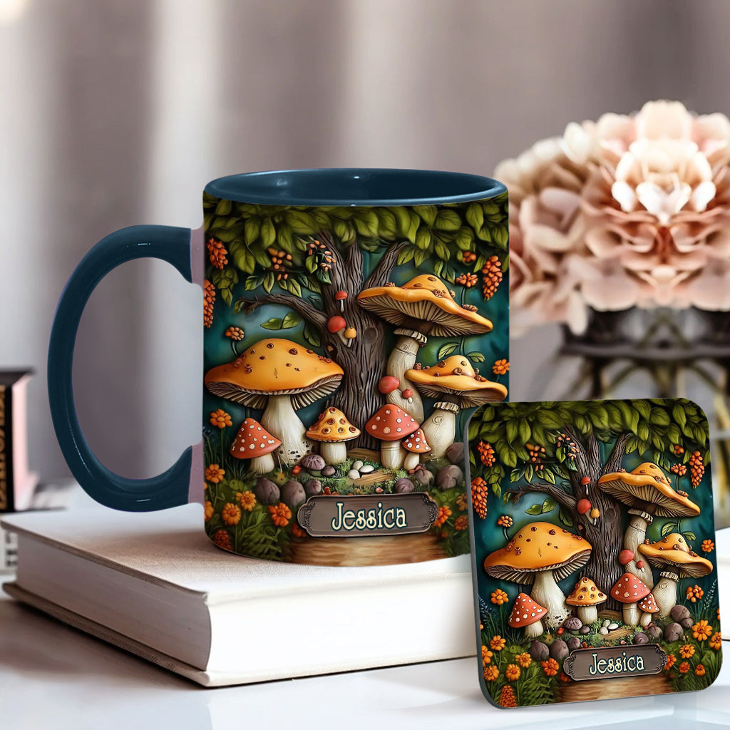 Mushroom Garden - Personalized Mushroom Accent Mug