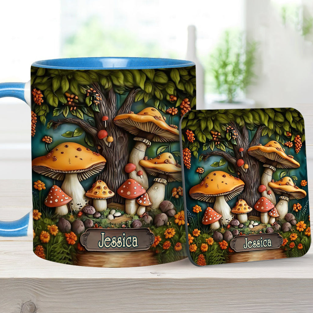 Mushroom Garden - Personalized Mushroom Accent Mug