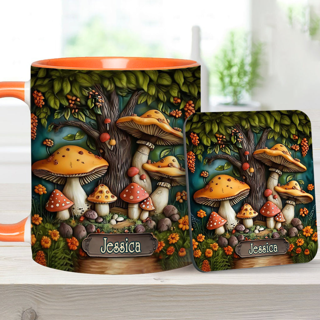 Mushroom Garden - Personalized Mushroom Accent Mug