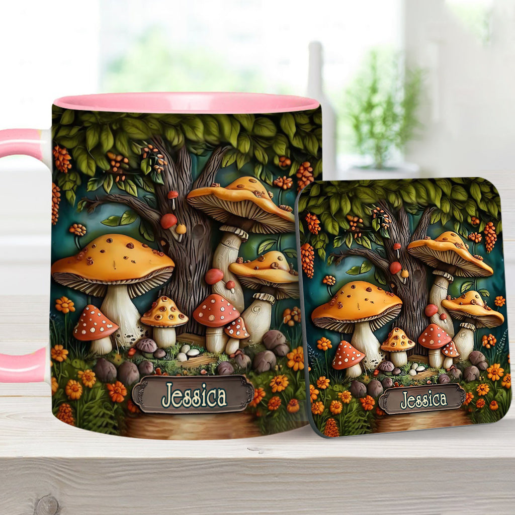Mushroom Garden - Personalized Mushroom Accent Mug
