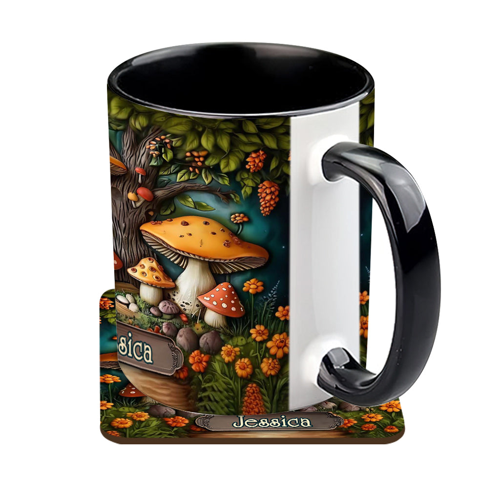 Mushroom Garden - Personalized Mushroom Accent Mug