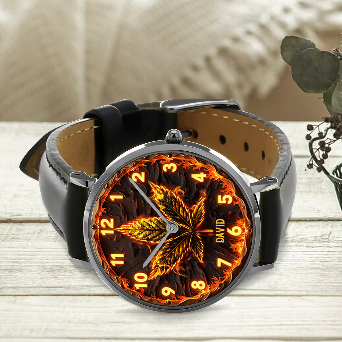 Fire Weed - Personalized Weed Hand Watch