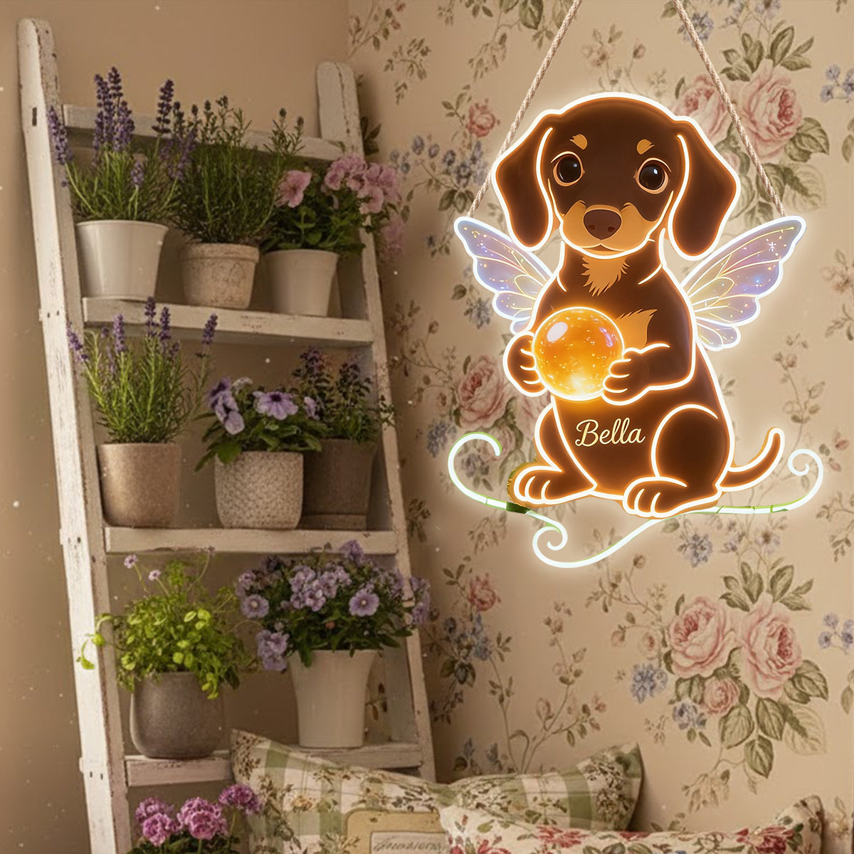 Custom Any Pet Photo - Personalized Pet LED Light Acrylic Sign