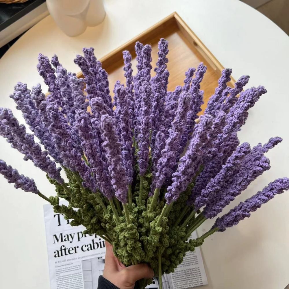 Handmade Crochet Lanvender - Personalized Handmade Lavender Crochet