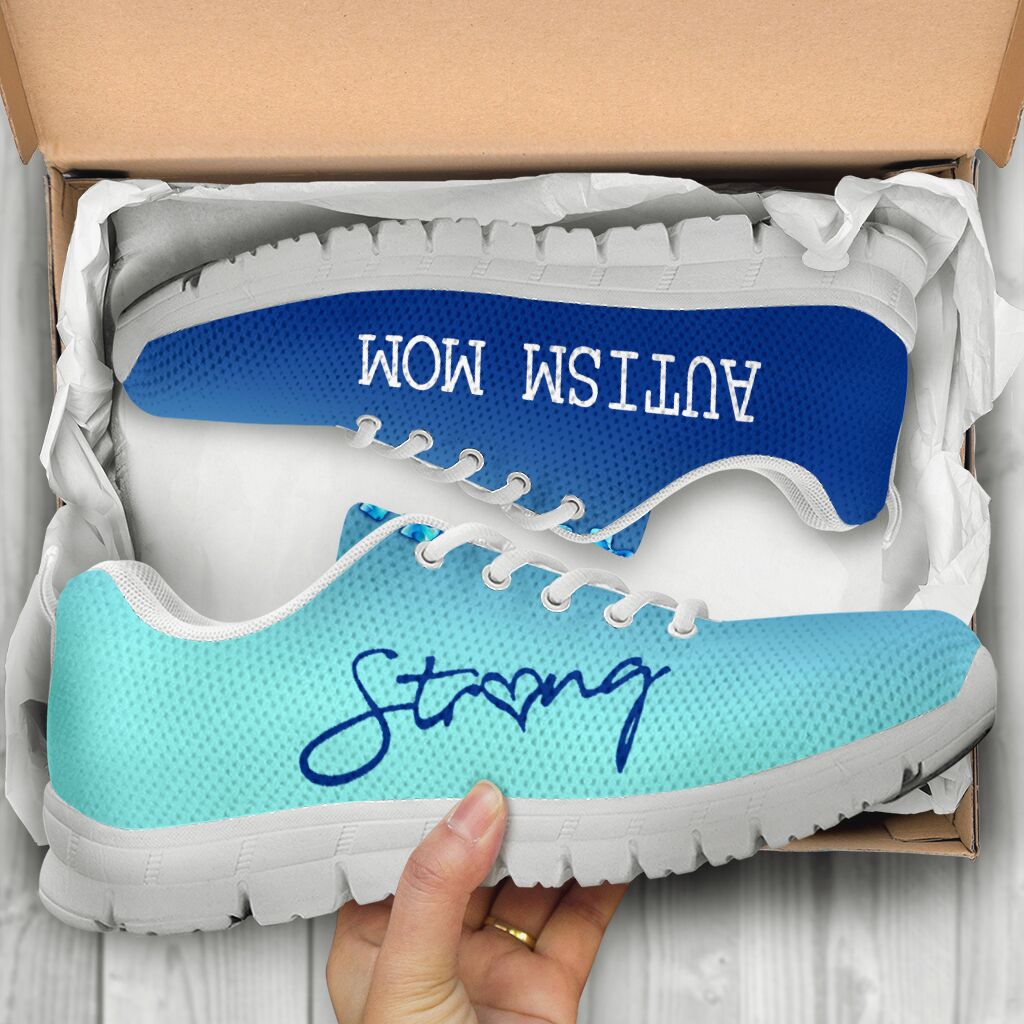 Autism Mom Stays Strong Autism Awareness Sneakers 0622