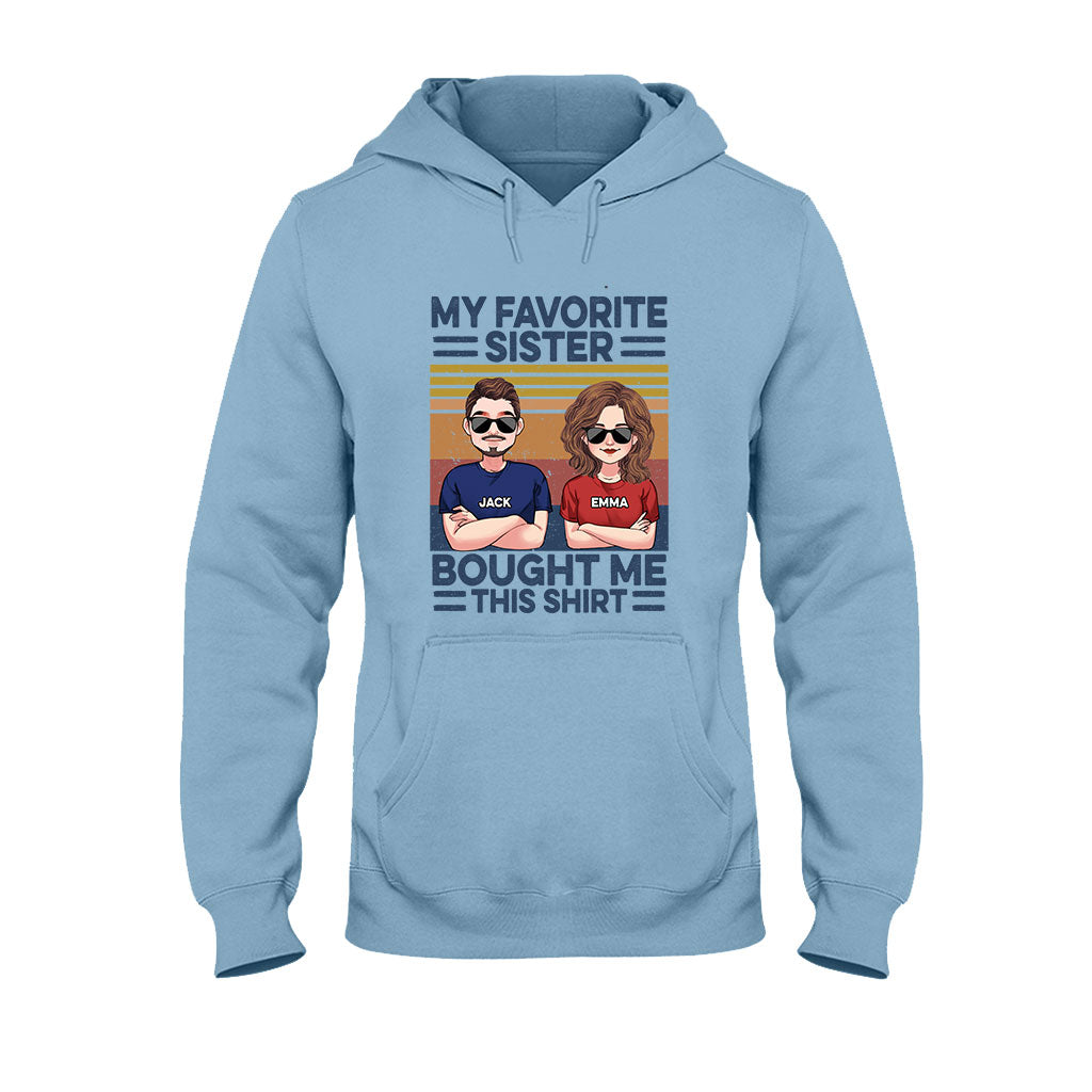 Favorite Sister - Personalized Sibling T-shirt & Hoodie