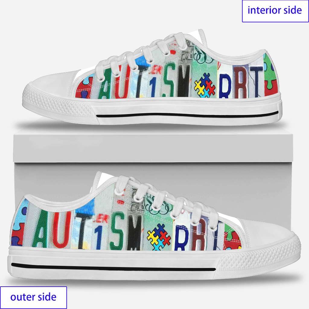 Autism RBT - Autism Awareness Low Top Shoes 0921