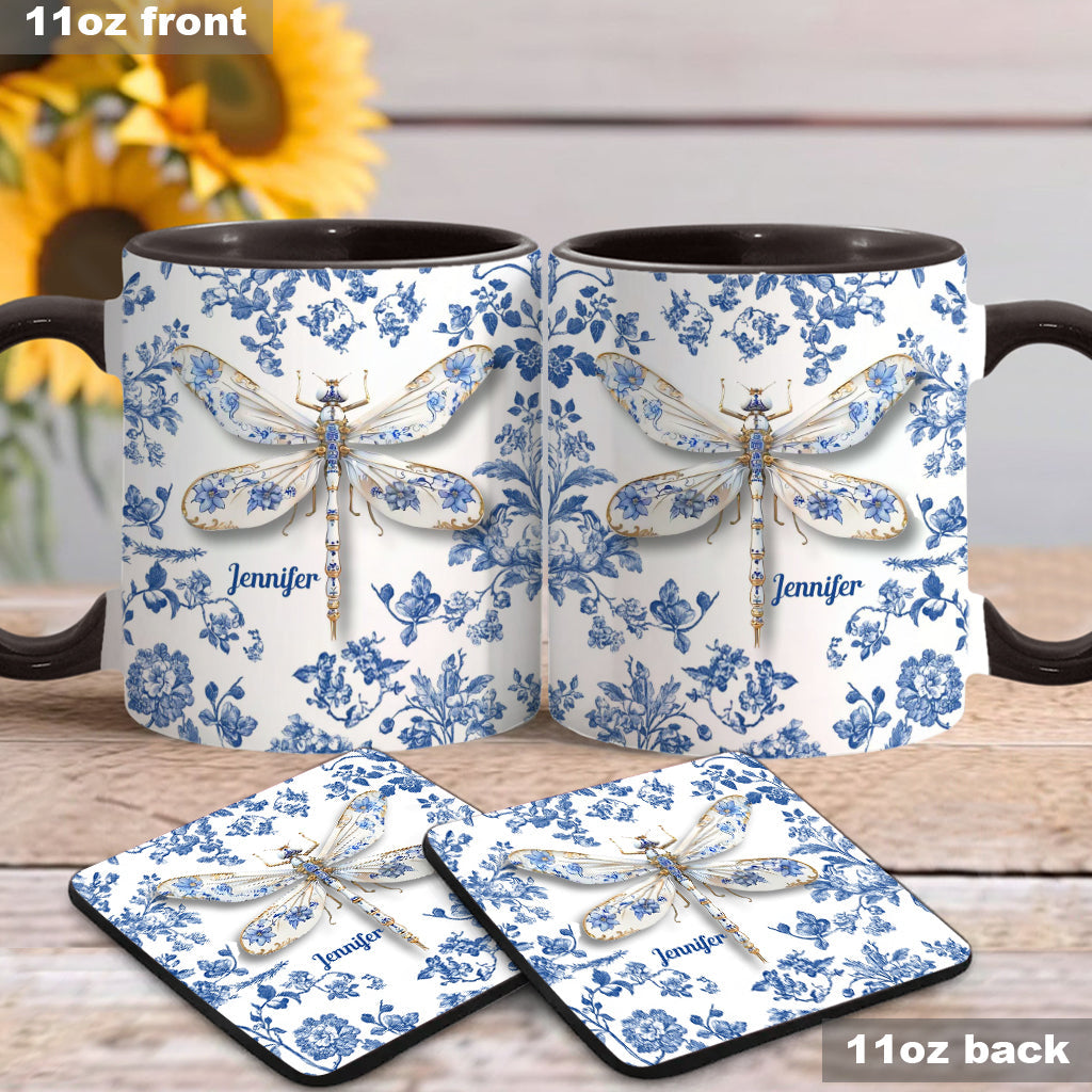 Love Dragonflies - Personalized Gardening Accent Mug